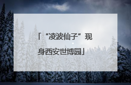 “凌波仙子”现身西安世博园