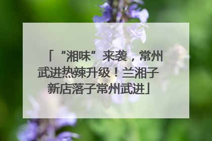 “湘味”来袭，常州武进热辣升级！兰湘子新店落子常州武进