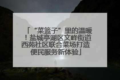 “菜篮子”里的温暖！盐城亭湖区文峰街道西苑社区联合菜场打造便民服务新体验