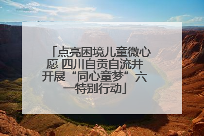 点亮困境儿童微心愿 四川自贡自流井开展“同心童梦”六一特别行动