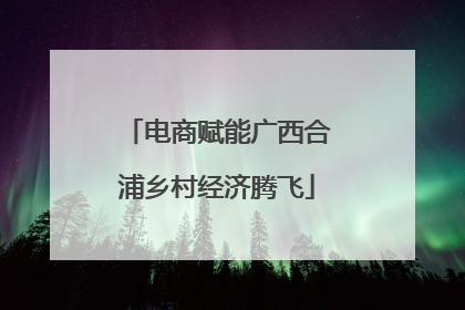 电商赋能广西合浦乡村经济腾飞