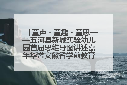 童声・童趣・童思——五河县新城实验幼儿园首届思维导图讲述嘉年华暨安徽省学前教育教研基地园项目阶段性成果展示活动