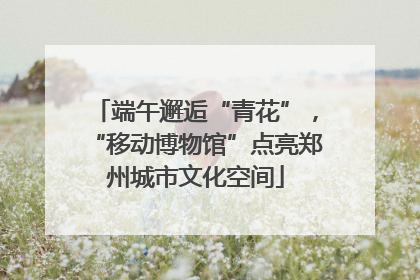 端午邂逅“青花”，“移动博物馆”点亮郑州城市文化空间