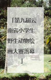 第九届云南省小学生野生动物绘画大赛落幕