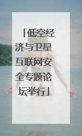 低空经济与卫星互联网安全专题论坛举行