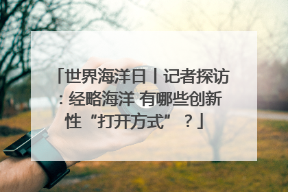 世界海洋日丨记者探访：经略海洋 有哪些创新性“打开方式”？