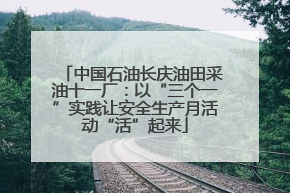 中国石油长庆油田采油十一厂：以“三个一”实践让安全生产月活动“活”起来