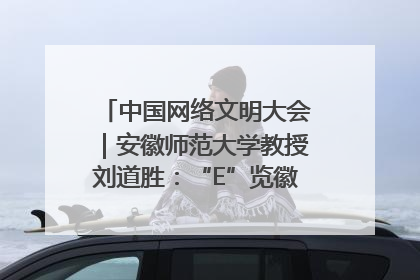 中国网络文明大会｜安徽师范大学教授刘道胜：“E”览徽风，构筑中华民族共有精神家园