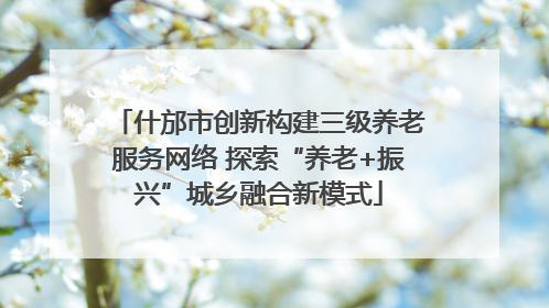 什邡市创新构建三级养老服务网络 探索“养老+振兴”城乡融合新模式