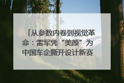 从参数内卷到视觉革命：雷军凭“美颜”为中国车企撕开设计新赛道｜封面车评