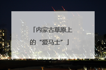 内蒙古草原上的“爱马士”