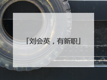 刘会英，有新职