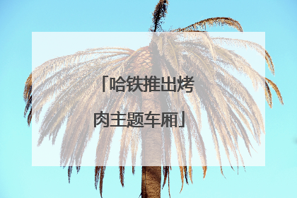 哈铁推出烤肉主题车厢
