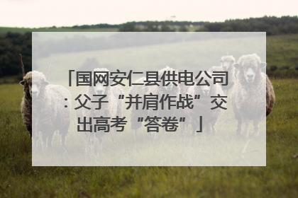 国网安仁县供电公司：父子“并肩作战”交出高考“答卷”