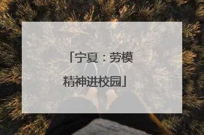 宁夏：劳模精神进校园