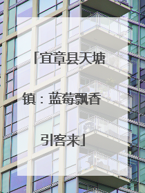 宜章县天塘镇：蓝莓飘香引客来