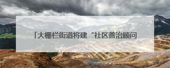 大栅栏街道将建“社区善治顾问团”，吸纳外卖小哥等社会力量