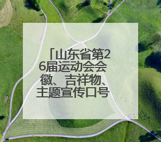 山东省第26届运动会会徽、吉祥物、主题宣传口号发布