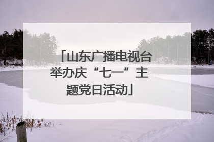 山东广播电视台举办庆“七一”主题党日活动