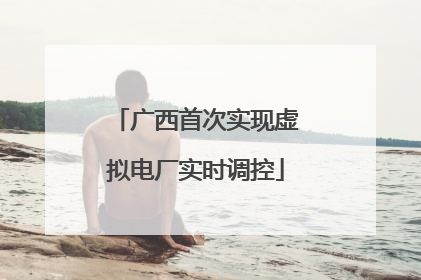 广西首次实现虚拟电厂实时调控