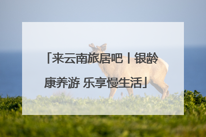 来云南旅居吧丨银龄康养游 乐享慢生活