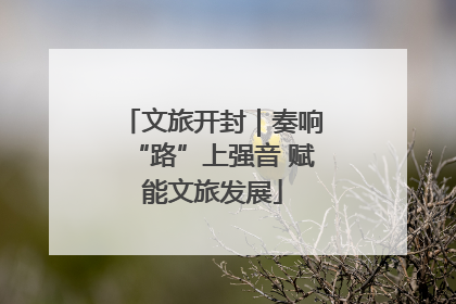 文旅开封｜奏响“路”上强音 赋能文旅发展
