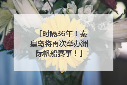 时隔36年！秦皇岛将再次举办洲际帆船赛事！