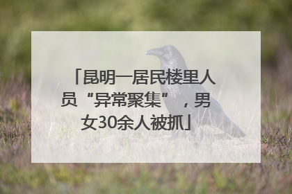 昆明一居民楼里人员“异常聚集”，男女30余人被抓