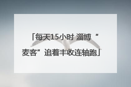 每天15小时 淄博“麦客”追着丰收连轴跑