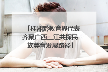 桂湘黔教育界代表齐聚广西三江共探民族美育发展路径