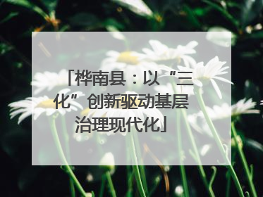 桦南县：以“三化”创新驱动基层治理现代化