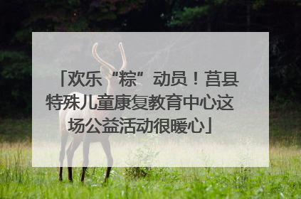 欢乐“粽”动员！莒县特殊儿童康复教育中心这场公益活动很暖心