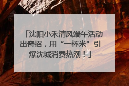 沈阳小禾清风端午活动出奇招，用“一杯米”引爆沈城消费热潮！
