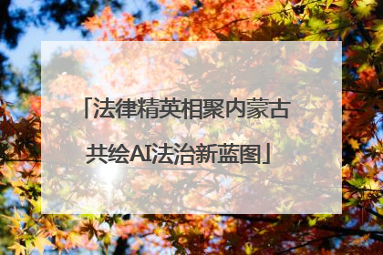 法律精英相聚内蒙古 共绘AI法治新蓝图