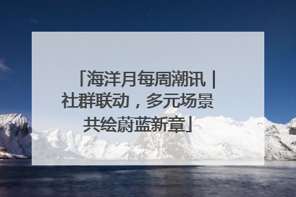 海洋月每周潮讯｜社群联动，多元场景共绘蔚蓝新章