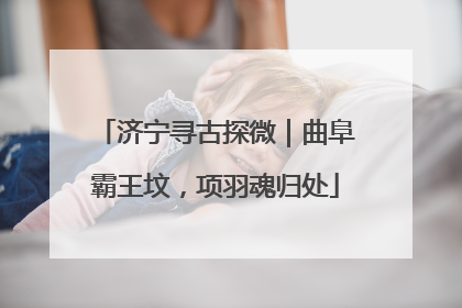 济宁寻古探微｜曲阜霸王坟，项羽魂归处