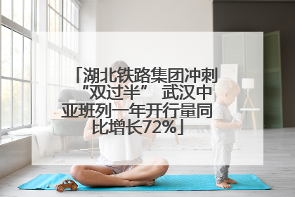 湖北铁路集团冲刺“双过半” 武汉中亚班列一年开行量同比增长72%