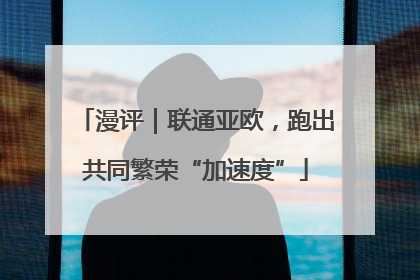 漫评｜联通亚欧，跑出共同繁荣“加速度”