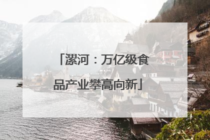 漯河：万亿级食品产业攀高向新
