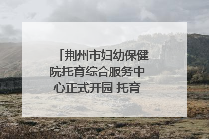 荆州市妇幼保健院托育综合服务中心正式开园 托育宣传月同步启动