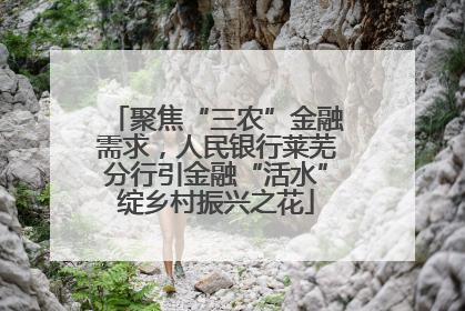 聚焦“三农”金融需求，人民银行莱芜分行引金融“活水”绽乡村振兴之花