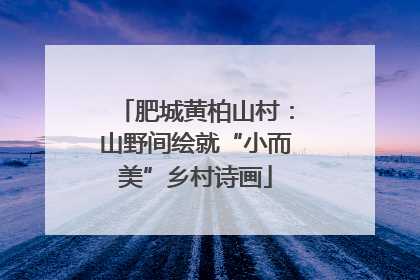 肥城黄柏山村：山野间绘就“小而美”乡村诗画