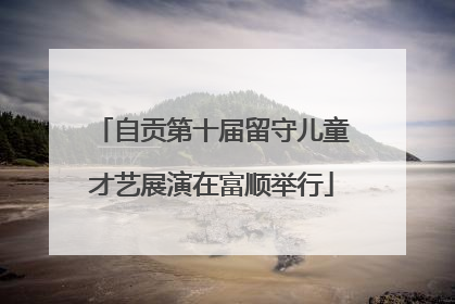 自贡第十届留守儿童才艺展演在富顺举行