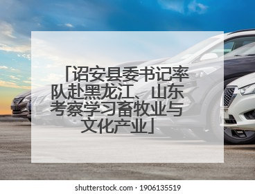 诏安县委书记率队赴黑龙江、山东考察学习畜牧业与文化产业
