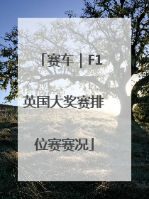 赛车｜F1英国大奖赛排位赛赛况