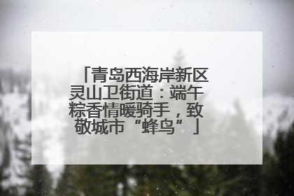 青岛西海岸新区灵山卫街道：端午粽香情暖骑手，致敬城市“蜂鸟”