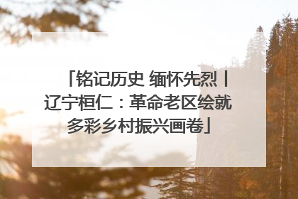 铭记历史 缅怀先烈丨辽宁桓仁：革命老区绘就多彩乡村振兴画卷