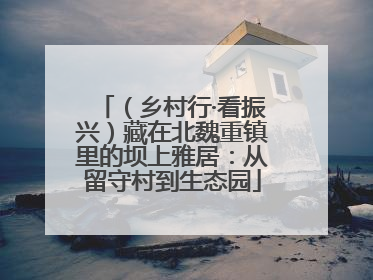 （乡村行·看振兴）藏在北魏重镇里的坝上雅居：从留守村到生态园