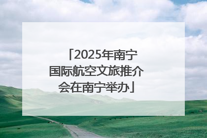 2025年南宁国际航空文旅推介会在南宁举办