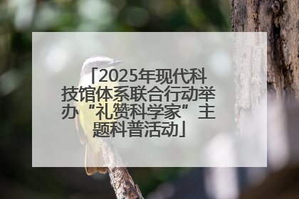 2025年现代科技馆体系联合行动举办“礼赞科学家”主题科普活动